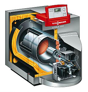 Veissman Oil Bioler Cross Section